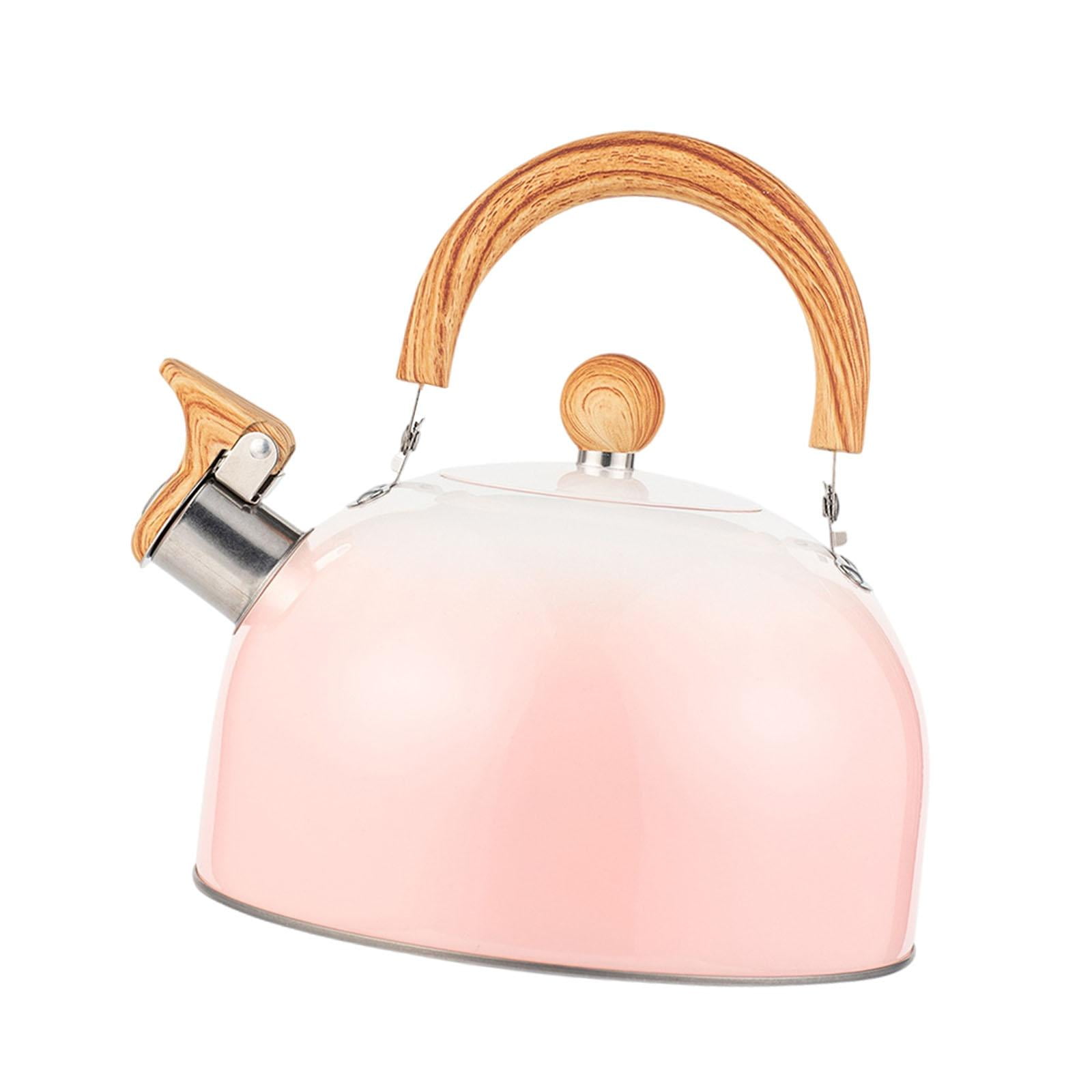 Bothyi - Tetera Silbante Multifuncional De 3 L Para Senderismo, Picnic, Camping, Cocina, Color Rosa