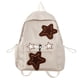 thumbnail image 1 of Y2K Girls Star Pattern Laptop Backpack Teen Student Large Capacity School Bookbag Corduroy Rucksack Double Strap Shoulder Bag, 1 of 3