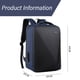 thumbnail image 5 of Mochila rígida antirrobo, mochila fina para portátil de negocios y viajes para hombre, resistente al agua y con puerto USB., 5 of 7