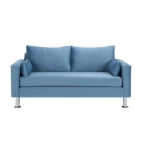 Bodevir - Sofa Sky 3C Felpa 12 Azul Petroleo