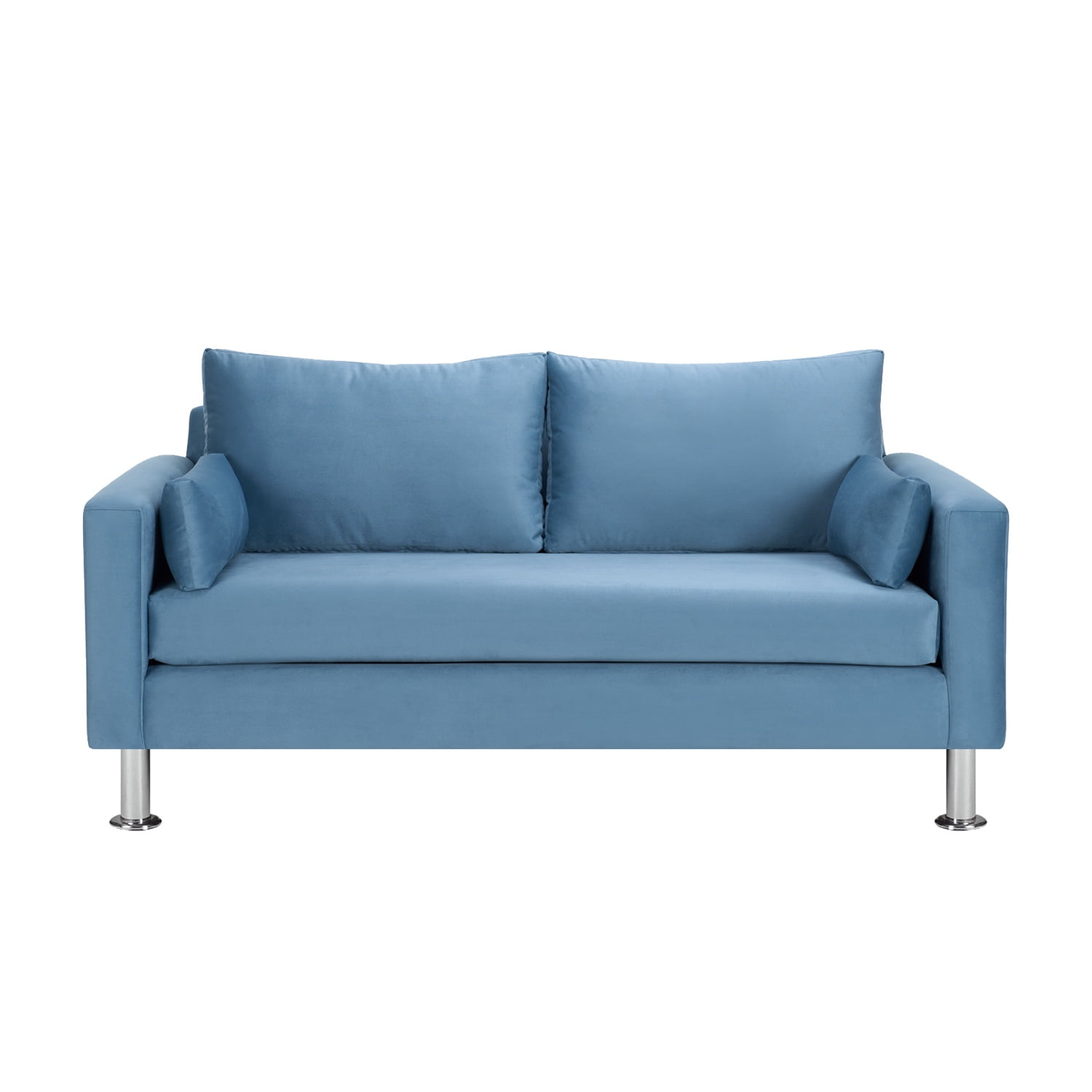 Bodevir - Sofa Sky 3c Felpa 12 Azul Petroleo