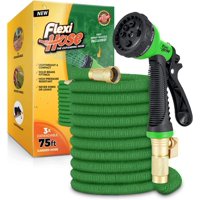 Flexi Hose - Manguera Flexible Para Jardín, Ligera, 15 M, Con Boquilla De 8 Funciones