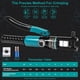 thumbnail image 2 of Crimpadora Hidraulica Brileine 10Ton 9 Matrices 1220AWG Cable, 2 of 2