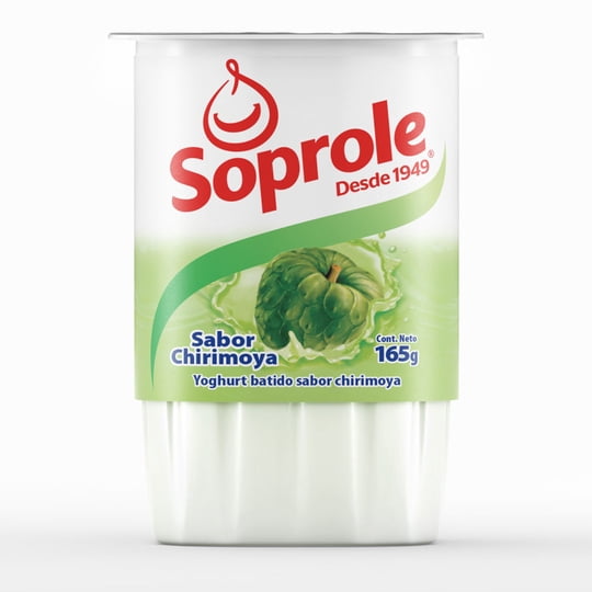 Yoghurt Batido Sabor Chirimoya Pote 165 g Soprole