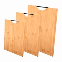 Wakeshome - Tabla De Cortar De Madera Para Cocina Con Mango Antideslizante 32X22Cm