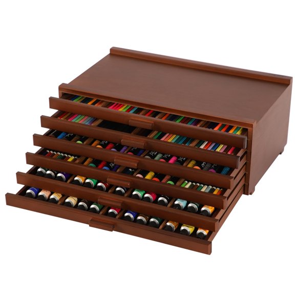 Organizador de cajones VISWIN 41 cm x 25 cm x 17 cm en nogal