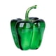 thumbnail image 5 of Fruta De Cristal Escultura Arte Estantería Decoración Ornamento Ilustraciones Verde Chile, 5 of 5