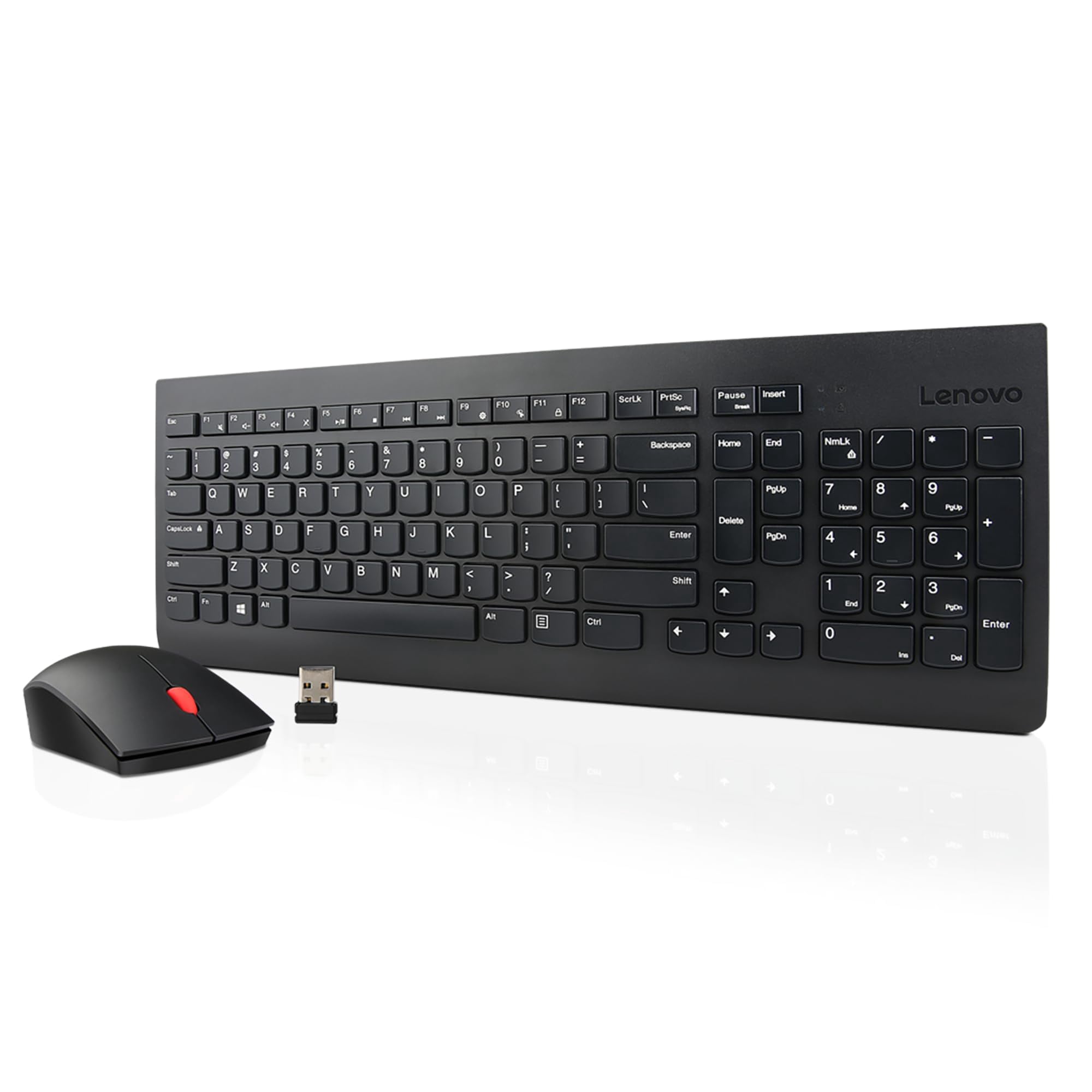 Combo De Teclado Y Ratón Lenovo 510 Wireless Black
