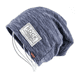 thumbnail image 1 of Gorro Invierno Hombre De Lana Con Forro Interno Moda Azul, 1 of 2