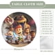 thumbnail image 2 of Max y los Midknights-theme Fitted Round Tablecloths Elastic Edged Table Covers Waterproof Table Cloth for Kitchen Holiday Party Tables Decor 120cm, 2 of 6