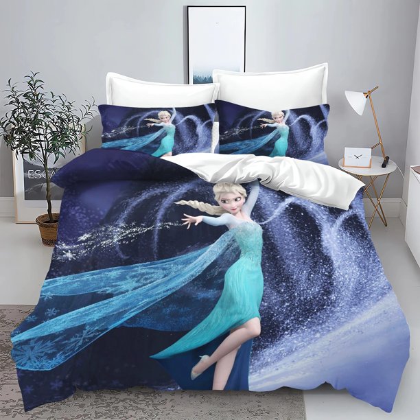 Frozen Elsa Princess Bedding Sets for Children,Duvet Cover Sets ,Elsa Anna Quilt Cover Pillowcase,Children's Gift Bed Sheets