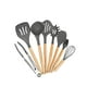 thumbnail image 2 of Set De Utensilios De Silicona Y Madera Para Cocina Gris, 2 of 3