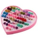 thumbnail image 1 of 36 pares lindo pendientes de esmalte de la flor de la resina de la manera fijaron la caja del corazón del amor, 1 of 3