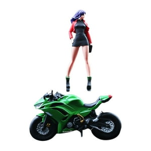 Genérico - Figura Pintada En Miniatura De Niña Y Motocicleta 1:64 Para Diseño De Escena En Miniatura