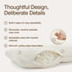 thumbnail image 5 of Almohada Coop Home Goods de látex con corte, ajustable, tamaño Queen, 5 of 9
