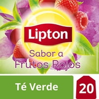 Té Verde Frutos Rojos 20 Bolsitas Caja 22 G Lipton