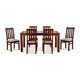 thumbnail image 4 of Comedor Ñuble Vidrio Con 6 Sillas Caramelo - Beige, 4 of 14
