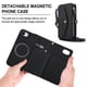 thumbnail image 2 of For iPhone 17e [Bloqueo RFID] Funda Billetera Multifuncional 2 en 1 de Cuero PU Suave con Tapa Magnética, Múltiples Ranuras para Tarjetas, Bolsillo con Cierre y Correa de Hombro y Correa de Muñeca, 2 of 8