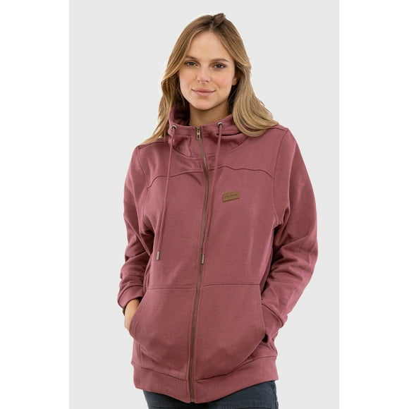 Polerón All Day Classic Burdeo Mujer Falcone