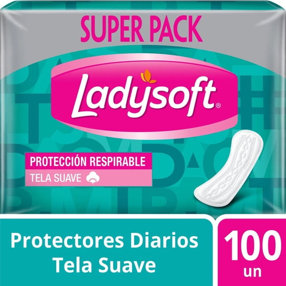 Protector Diario Tela Suave, 100 Un