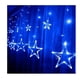 thumbnail image 2 of Guirnalda Cascada Estrella Azul, Para Navidad, 2 of 2