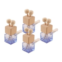 Ioensy - 4 Piezas De Botellas De Difusor De Aromaterapia Para Coche, Decoración De Olor Para Oficina, Coche, Azul