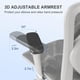 thumbnail image 3 of Silla De Oficina M57 Ergonómica Con Reposabrazos Y Soporte Lumbar, 3 of 8
