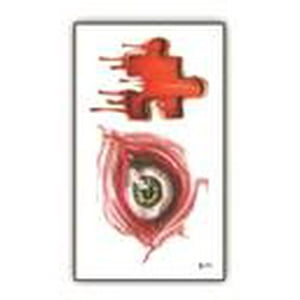 Nonstop - Tatuaje Temporal Halloween Cosplay Disfraz - Herida - 2E