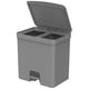 thumbnail image 1 of Basurero de Reciclaje Doble Compartimiento Trium 20 L Gris, 1 of 2