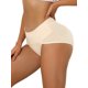 thumbnail image 4 of INSPIRE CHIC Bragas de Mujer de Corte Alto con Control de Abdomen de Cintura Alta Acanalada para Regreso a Clases Beige M, 4 of 4
