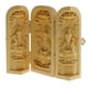 thumbnail image 2 of Estatua de Buda tallada Casillero Caja Escultura Decoración hecha de madera de buey Style-8, 2 of 5