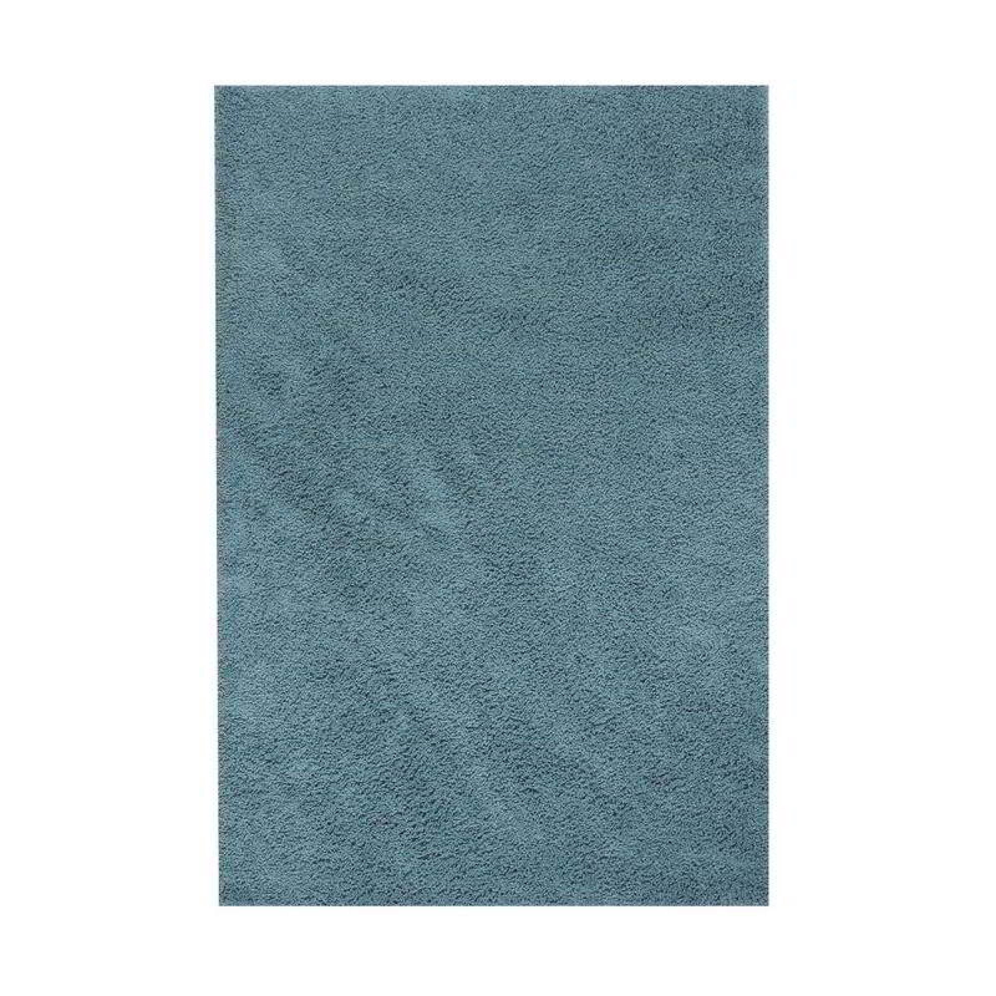 Alfombra Shaggy 133x180 Turquesa Shagy Polipropileno