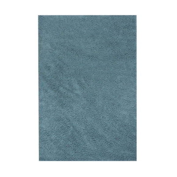 Alfombra Shaggy 133x180 Turquesa Shagy Polipropileno