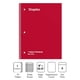 thumbnail image 2 of Cuaderno STAPLES de 1 materia, rayado ancho, 70 hojas, paquete de 6, 2 of 6