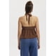 thumbnail image 3 of Polera Mujer Halter Con Lazo Cafe, 3 of 4