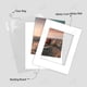 thumbnail image 4 of Alfombrillas Golden State Art de 11 x 14 pulgadas, color blanco, para fotos de 8 x 10 pulgadas, 4 of 7