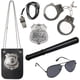thumbnail image 1 of Juego de juguetes Police Pretend Play con 3 nutrias y esposas de metal, 1 of 6
