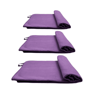 Genérico - Pack 3 Toallas Microfibra Con Bolsa Gym Viaje Secado Rápido