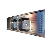 Cubierta Lavaplatos Sobreponer 150Cm + Sif/Des