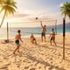 thumbnail image 4 of Red de voleibol BSN SPORTS Economy, negra y amarilla, 9,75 m x 0,91 m, 4 of 5