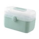 thumbnail image 3 of Caja Organizadora De Almacenamiento De Medicamentos Contenedor Con Candado Estuche De Transporte De Primeros Auxilios Verde M, 3 of 3