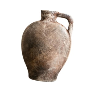 Magideal - Vase De Cerámica Recipiente De Planta De Planta Decoración De Mesa Rústica Decoración De Jarrón Decorativo Arreglo Floral Para La Cocina De La Oficina Estilo A