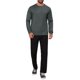 thumbnail image 2 of INSPIRE CHIC Suéter de Punto Suave de Cuello Redondo de Manga Larga Clásico de Color Sólido para Hombre Talla L Gris Oscuro, 2 of 6