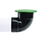 thumbnail image 4 of Emisor de drenaje NDS 422G con codo para tubería de 4 pulgadas, color verde, 4 of 4