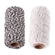 thumbnail image 5 of 2 Hilos De Algodón De 328 Pies De Colores Para Manualidades, Color Blanco Y Plateado., 5 of 6