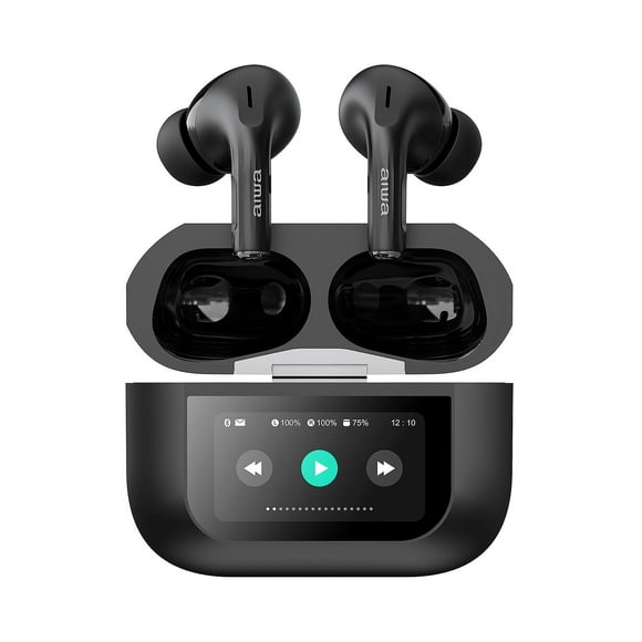Audífonos Aiwa In Ear Pantalla Táctil Bluetooth Aw-twsgproBK