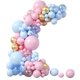 thumbnail image 2 of Kit De Guirnalda De Globos, Conjunto De Globos, Arreglo Para El Fondo Del Hogar, Pared, Deshierbe, Rosa Y Azul, 2 of 2
