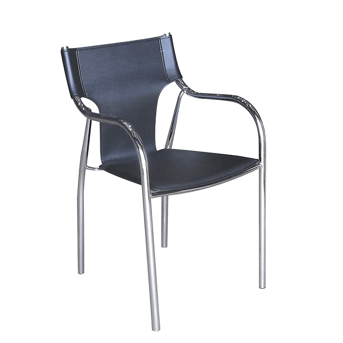 Muebles Santa Ana - Silla De Visita Cromada Hy 09