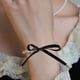 thumbnail image 4 of Collar De Perlas De Imitación Estilo Retro, Elegante Y Sencillo, Con Lazo, Hecho A Mano., 4 of 5