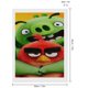 thumbnail image 2 of Kit de Pintura de Diamantes 5D Desmarcar Angry Birds 30x40cm, 2 of 6